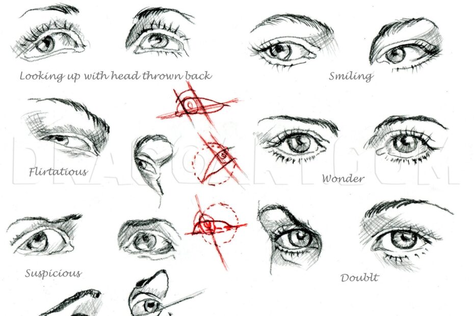 How To Draw Realistic Eyes Sketch Eyes Drawing Step By Step By Catlucker DragoArt