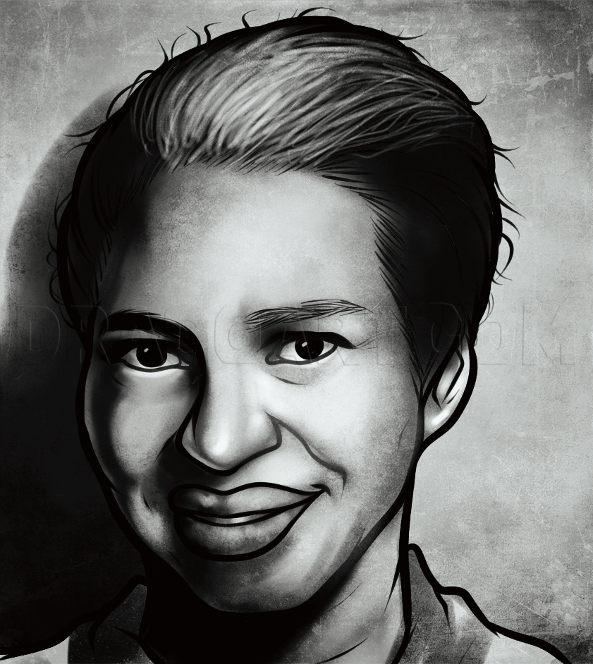 rosa parks drawing