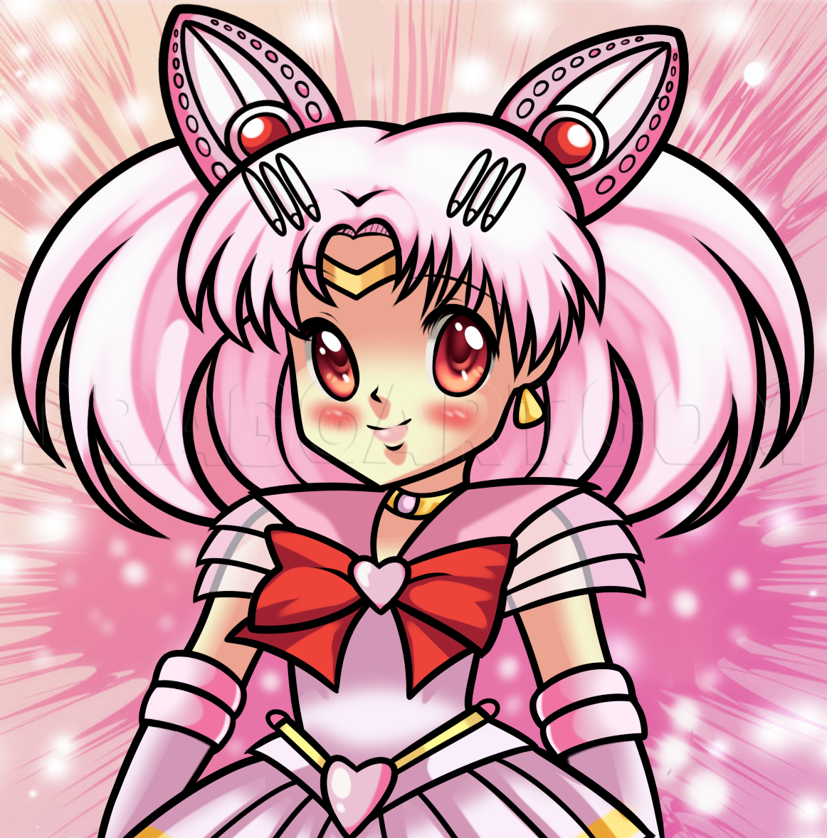 How To Draw Sailor Chibi Moon Drawing Step By Step By Dawn 