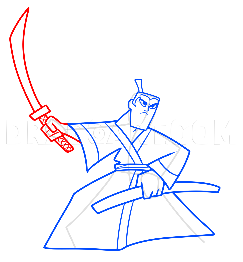 How To Draw Samurai Jack Drawing Step By Step By Dawn DragoArt