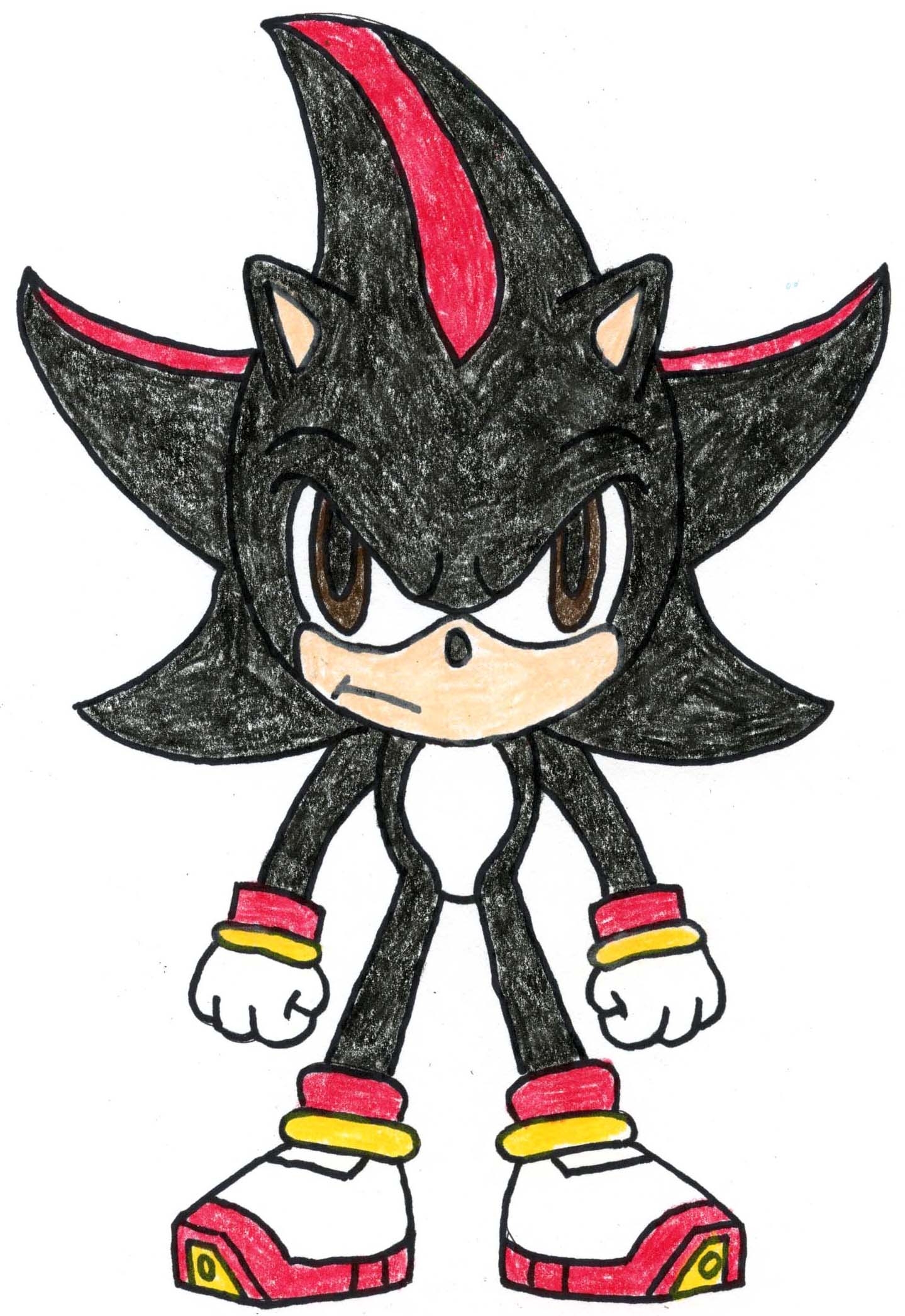 How To Draw Shadow The Hedgehog Easy Art Lesson For Kids