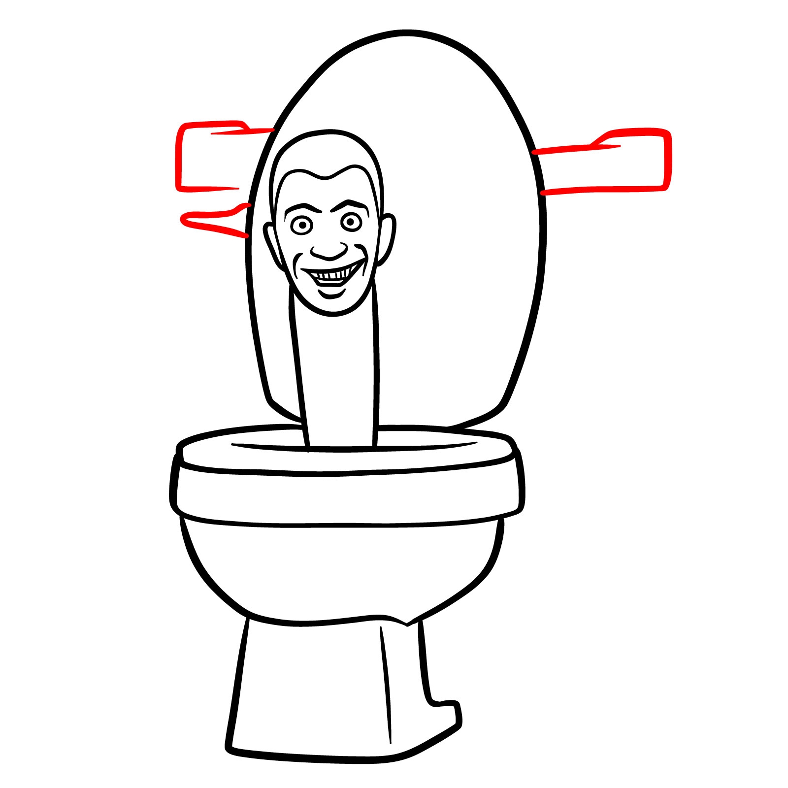 How To Draw Skibidi Toilet 6 Detailed Drawing Guides In 1