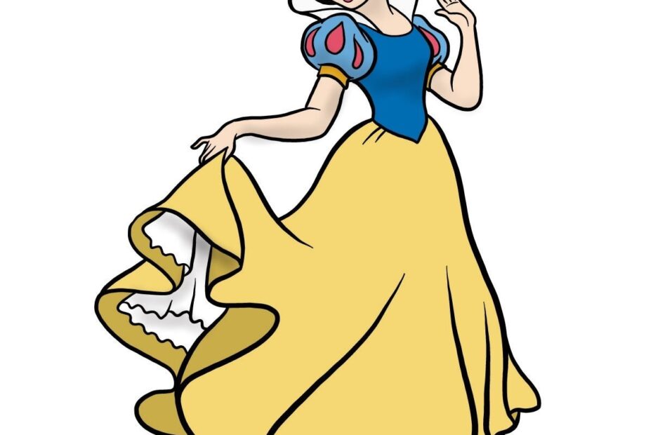 How To Draw Snow White Disney s Animated Film Sketchok Easy Drawing Guides