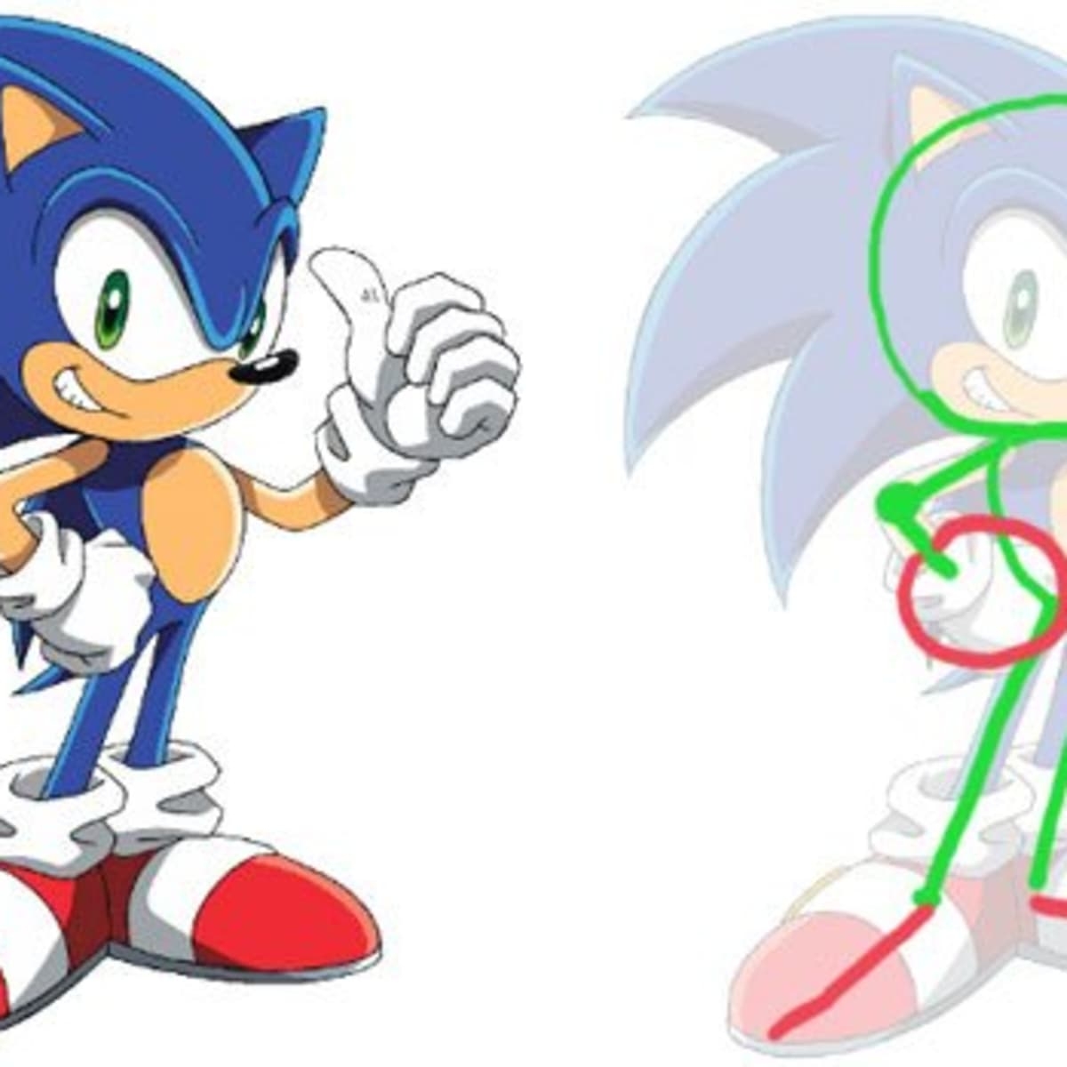 How To Draw Sonic The Hedgehog A Smashing Tutorial HubPages