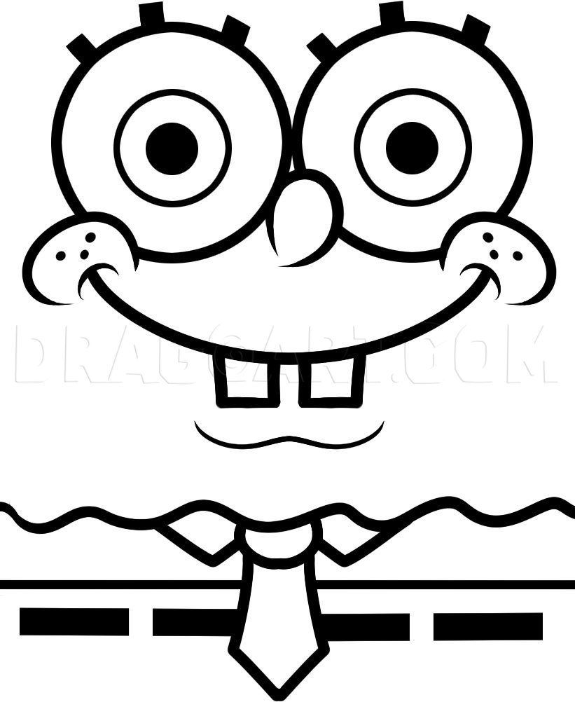 how to draw spongebob