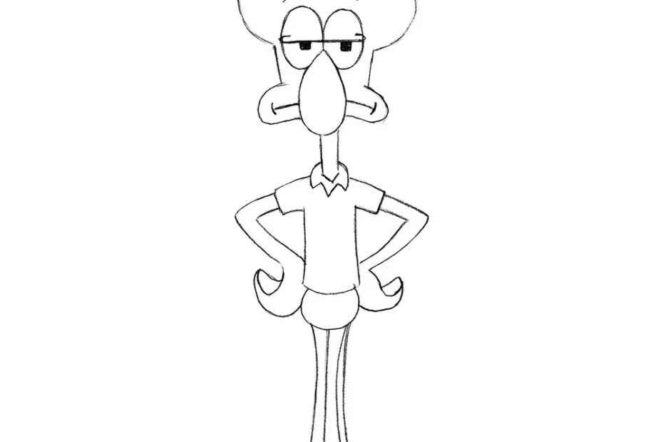 How To Draw Squidward