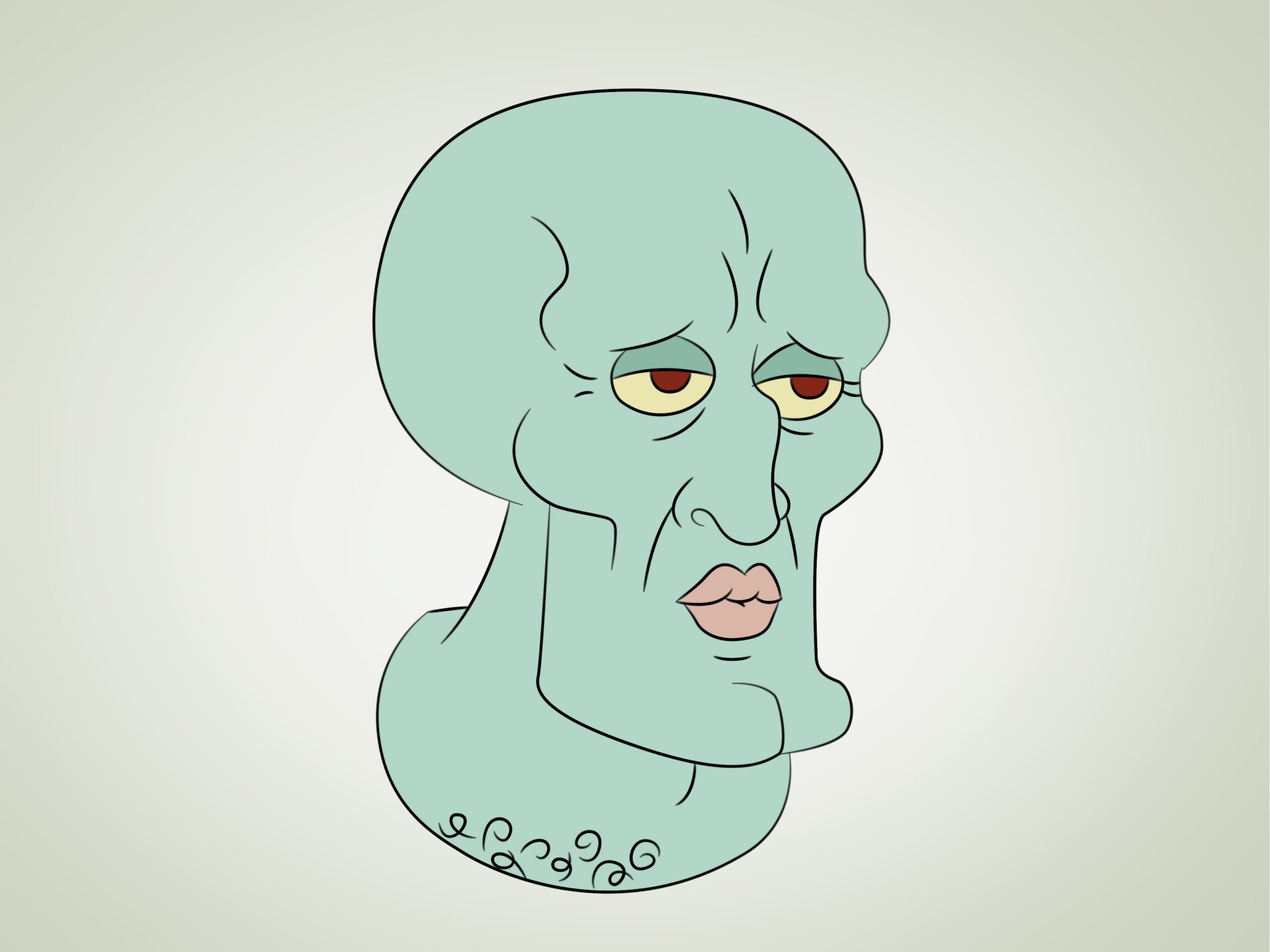How To Draw Squidward From SpongeBob SquarePants