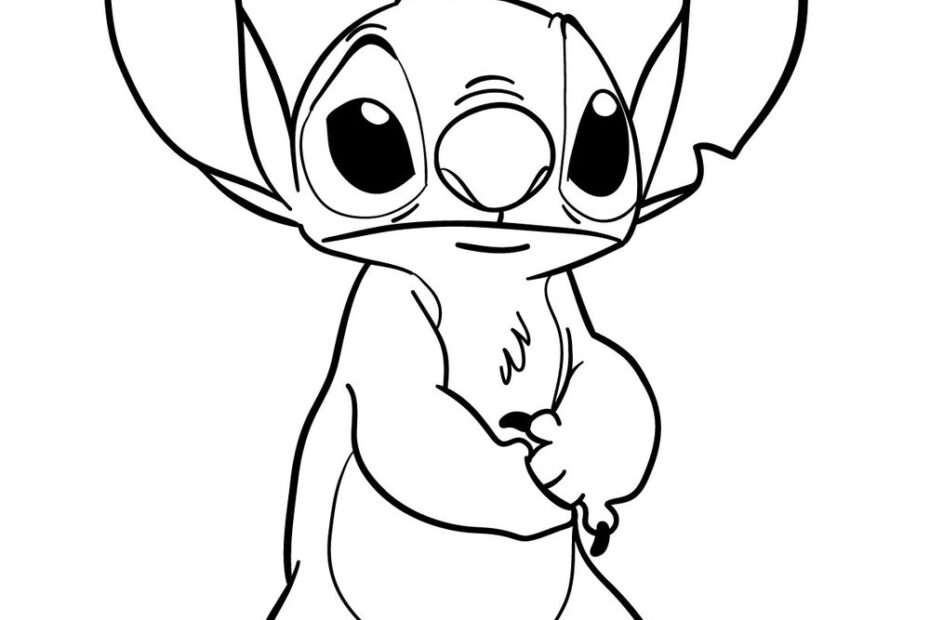 How To Draw Stitch The Alien Koala A Step by Step Guide