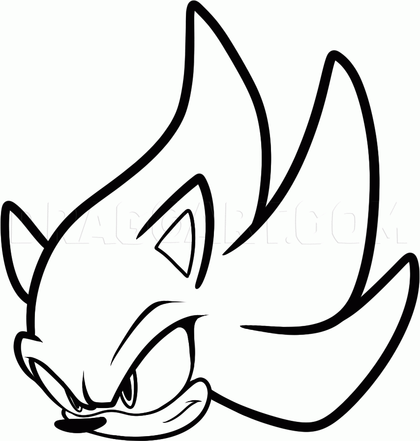 How To Draw Super Sonic Easy Drawing Step By Step By Dawn DragoArt