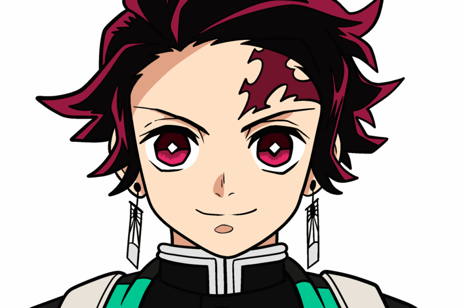 How To Draw Tanjiro Kamado From Demon Slayer Really Easy Drawing