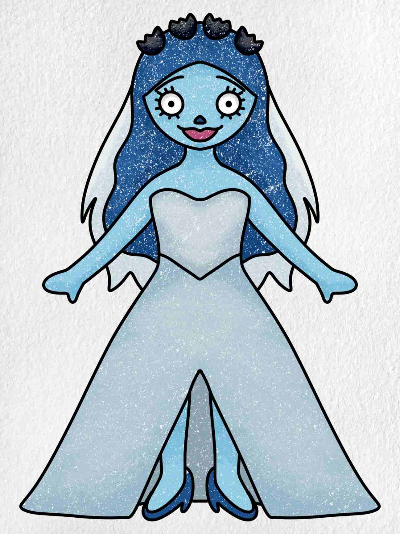 How To Draw The Corpse Bride HelloArtsy
