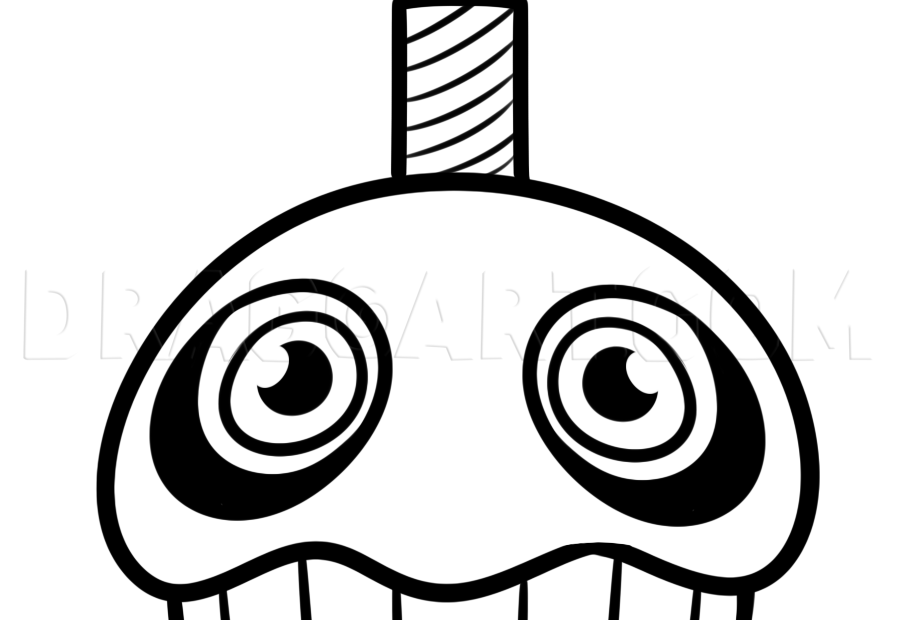 How To Draw The Five Nights At Freddys Cupcake Drawing Step By