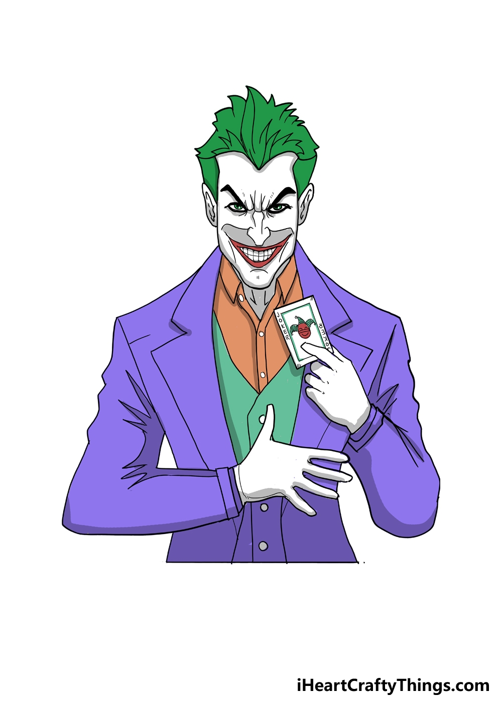 How To Draw The Joker Step By Step 