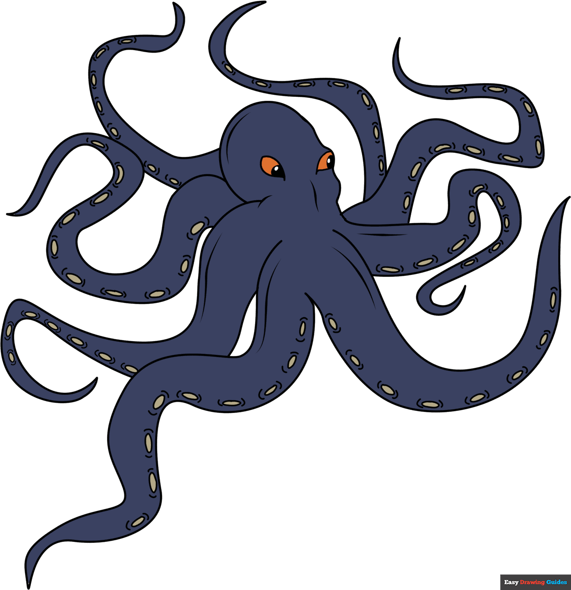 How To Draw The Kraken Really Easy Drawing Tutorial