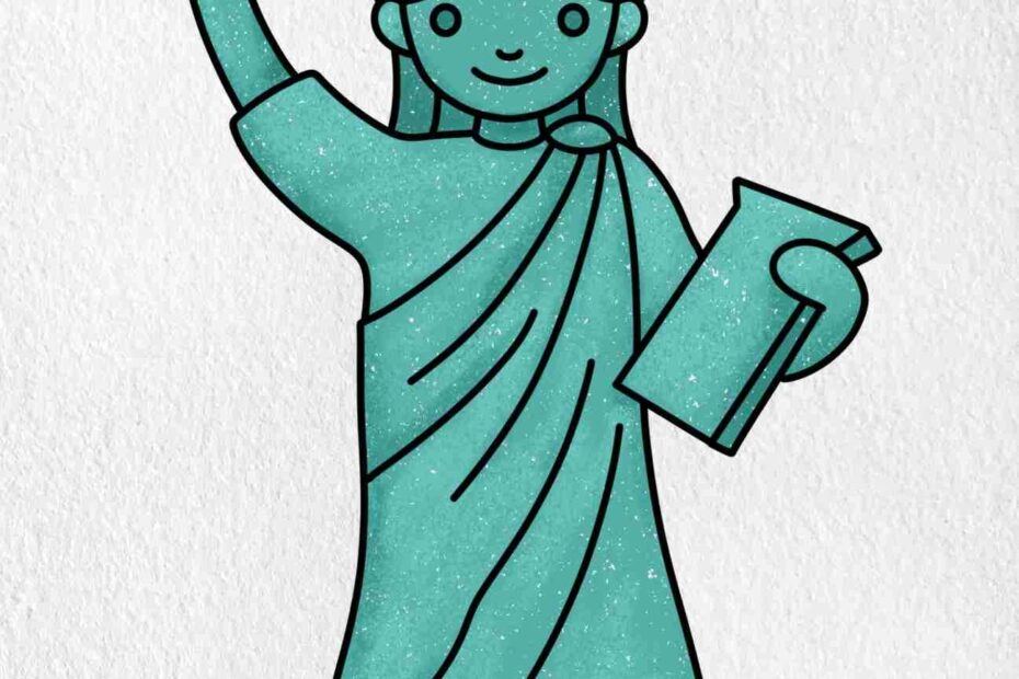 How To Draw The Statue Of Liberty HelloArtsy