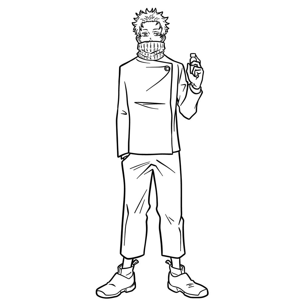 How To Draw Toge Inumaki From JJK Easy Drawing Guide