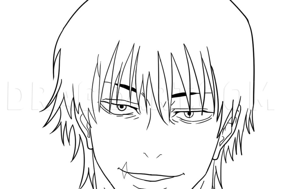 How To Draw Toji Jjk Drawing Step By Step By Cocoapebbles DragoArt