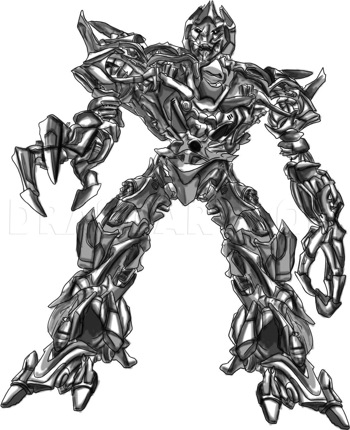 How To Draw Transformers Drawing Step By Step By Dawn DragoArt