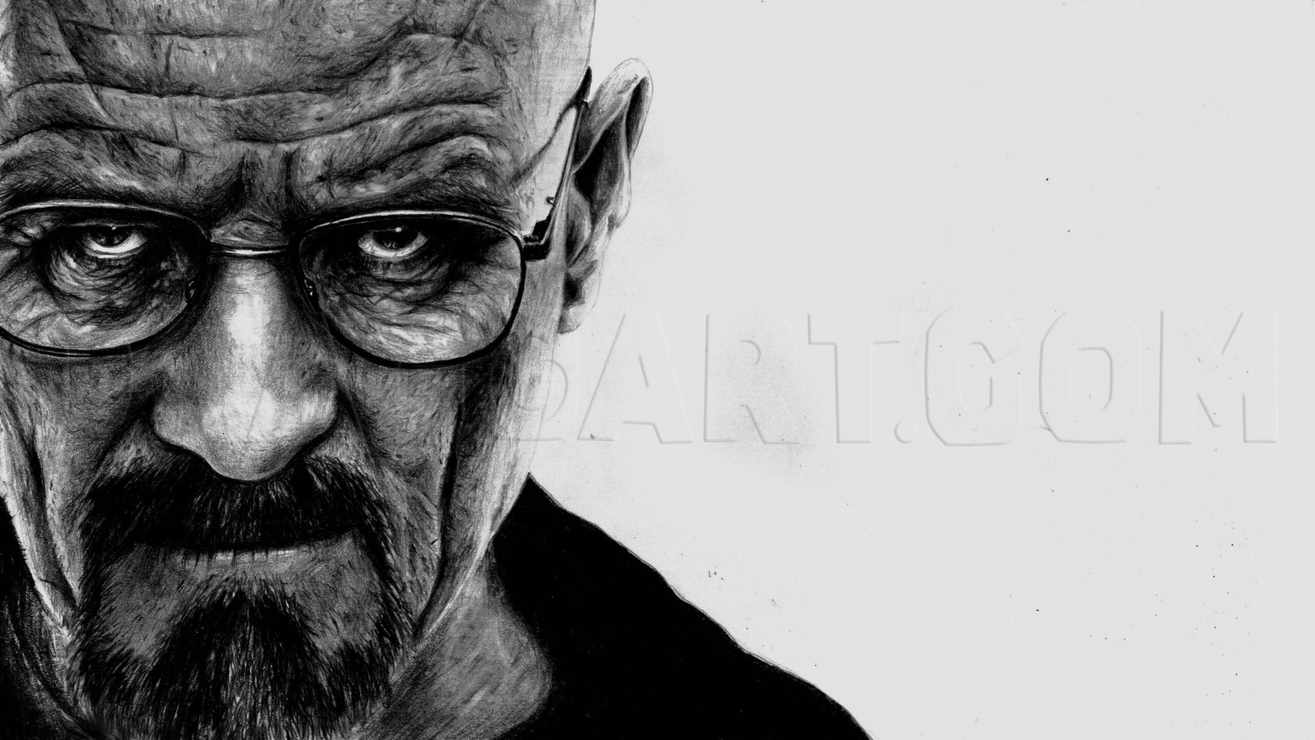 How To Draw Walter White Drawing Step By Step By DuskEyes969 DragoArt