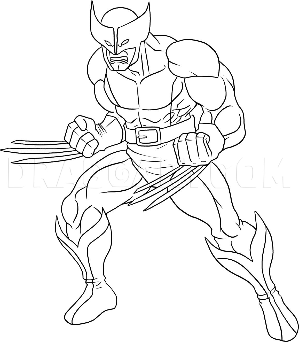 How To Draw Wolverine Drawing Step By Step By Dawn DragoArt
