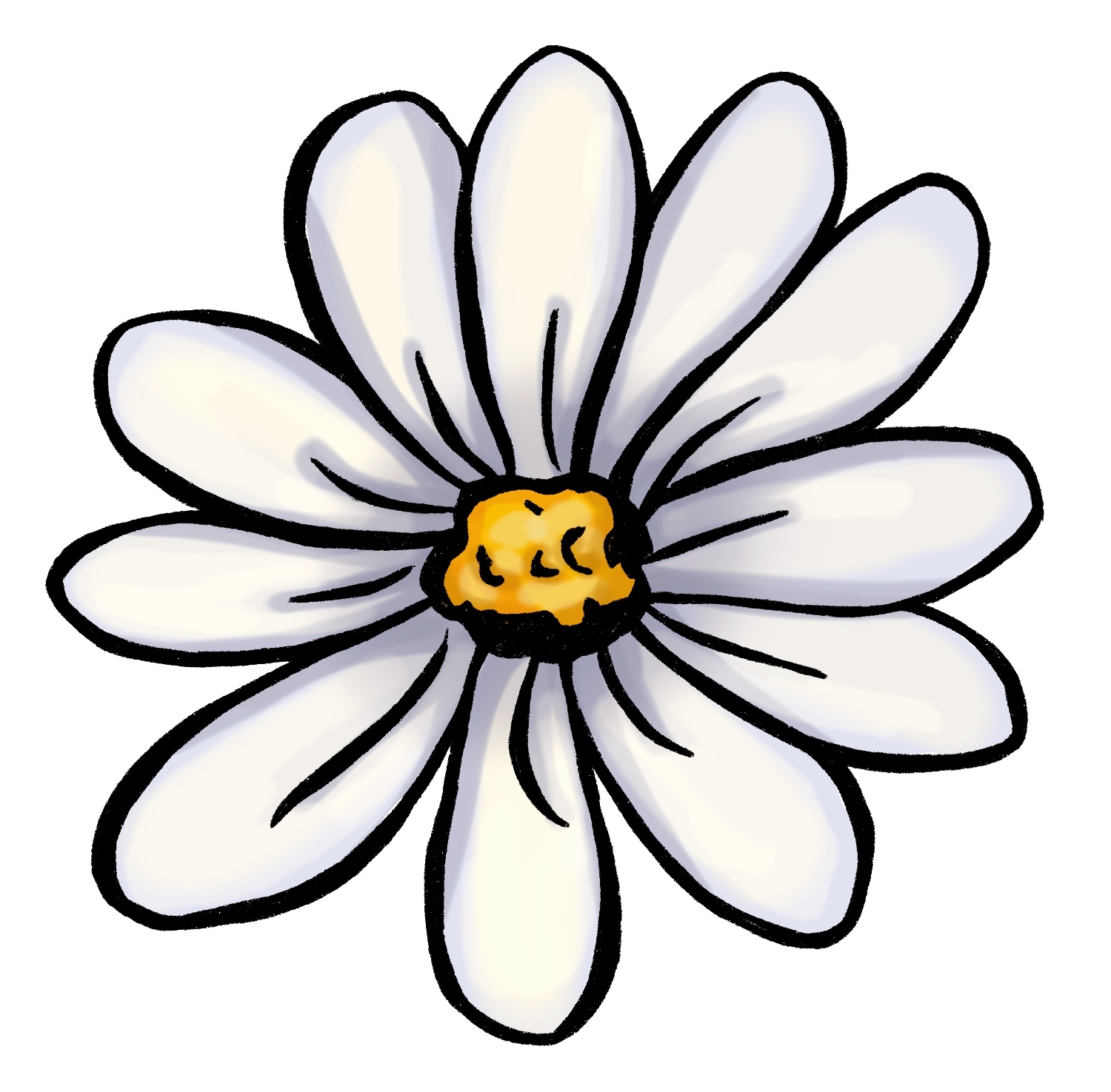 easy to draw flowers
