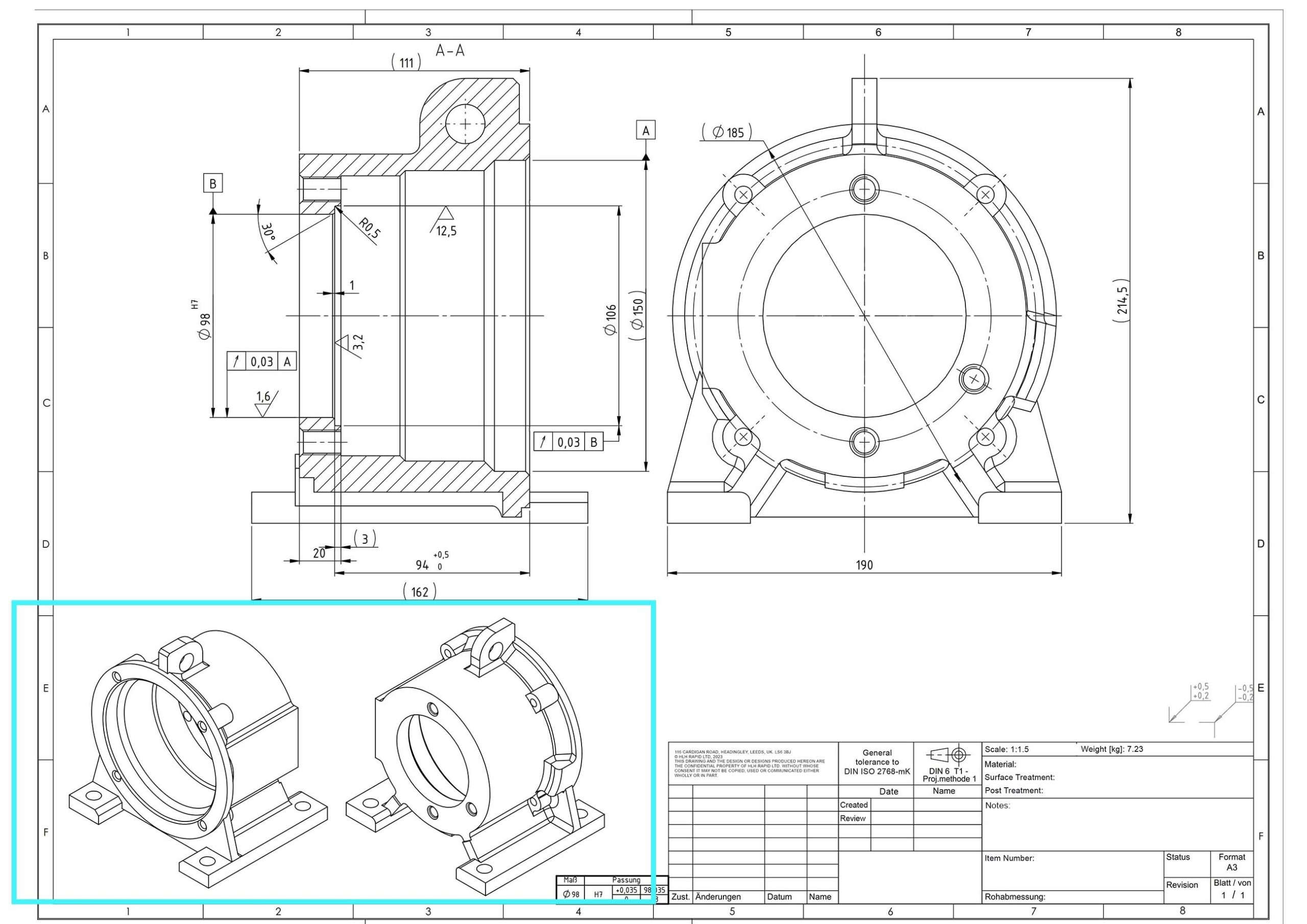 How To Prepare A Perfect 2D Technical Drawing For CNC Machining