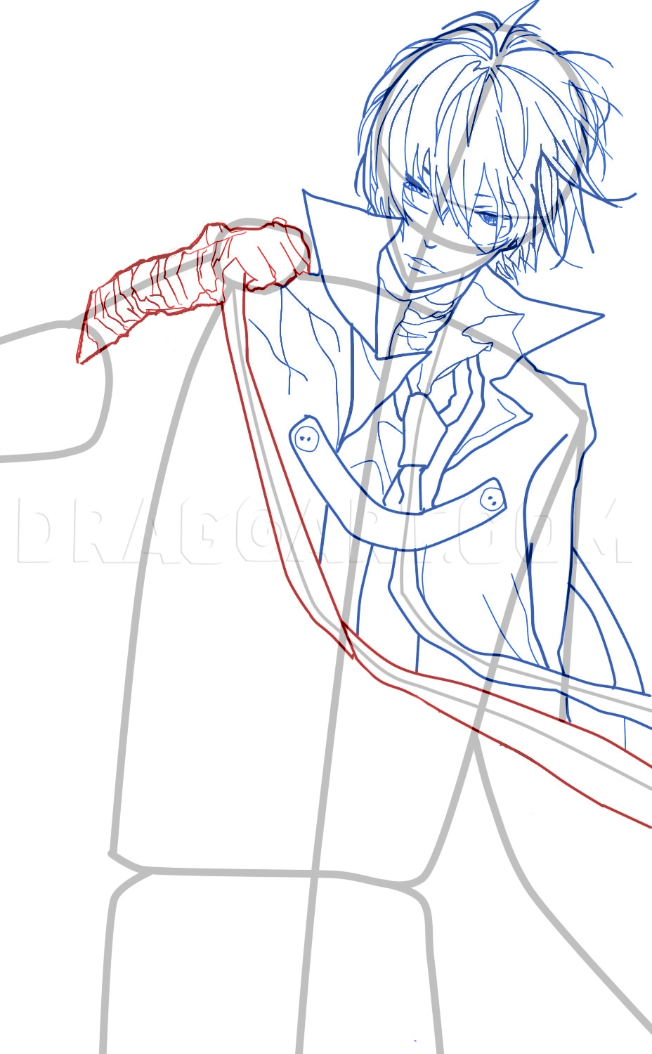 How To Sketch An Anime Boy Drawing Step By Step By Catlucker DragoArt
