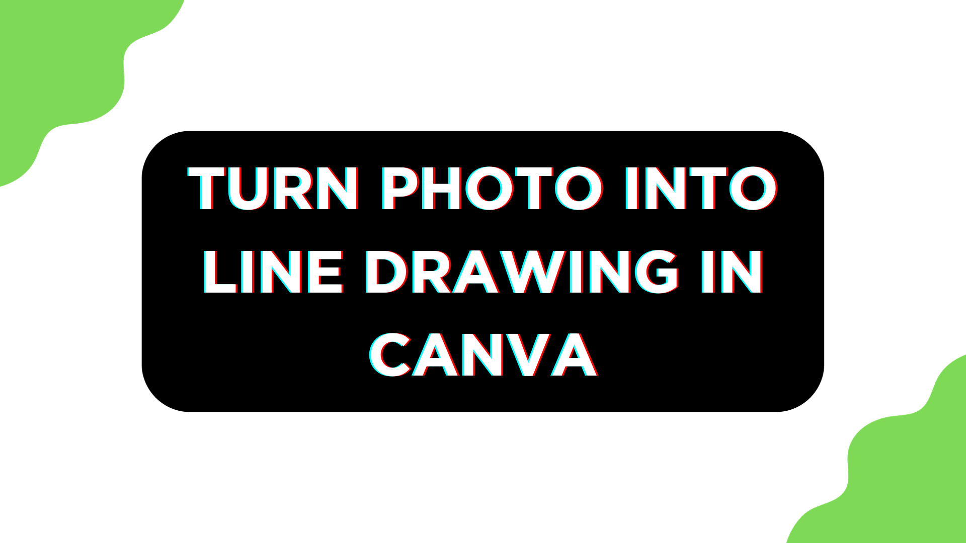 manke image into line drawing