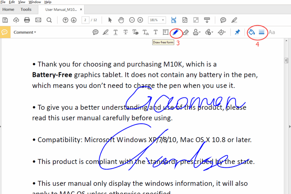 How To Use Pen Tablet To Handwrite Words In PDF GAOMON Qu0026A