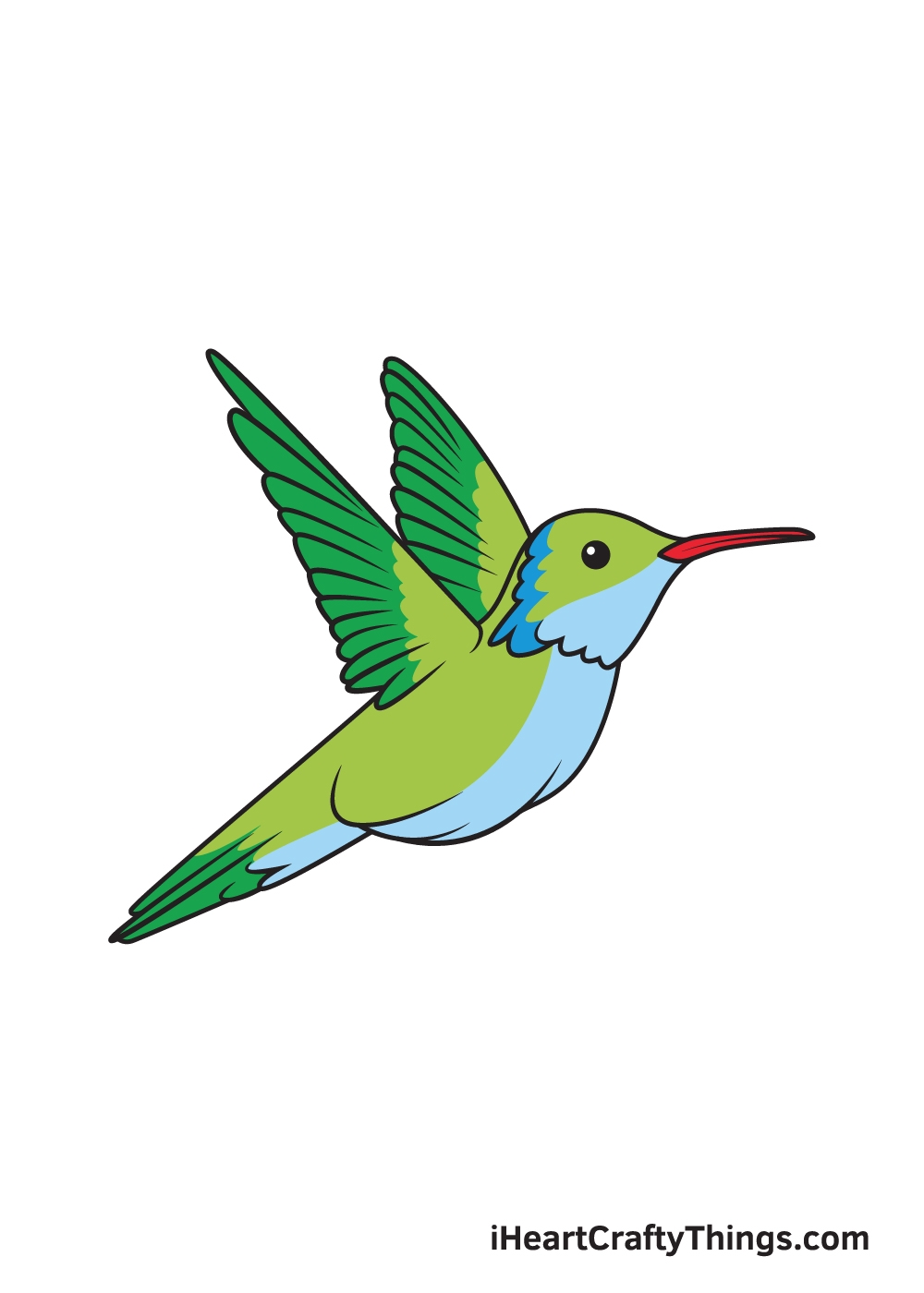 Hummingbird Drawing How To Draw A Hummingbird Step By Step