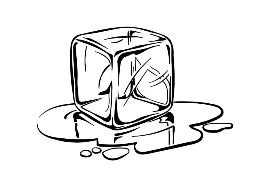 Ice Cube Drawing How To Draw An Ice Cube Step By Step