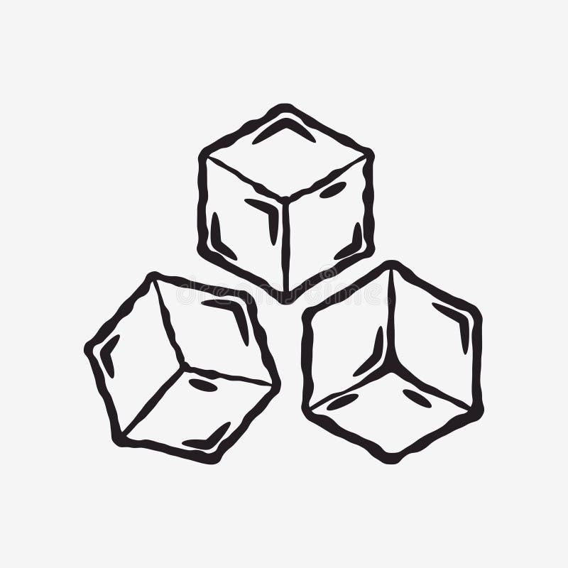Ice Cube Drawing Stock Illustrations 3 826 Ice Cube Drawing 