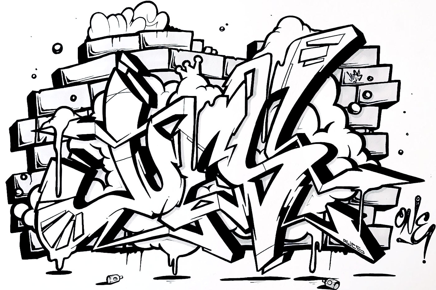 graffiti cool drawings