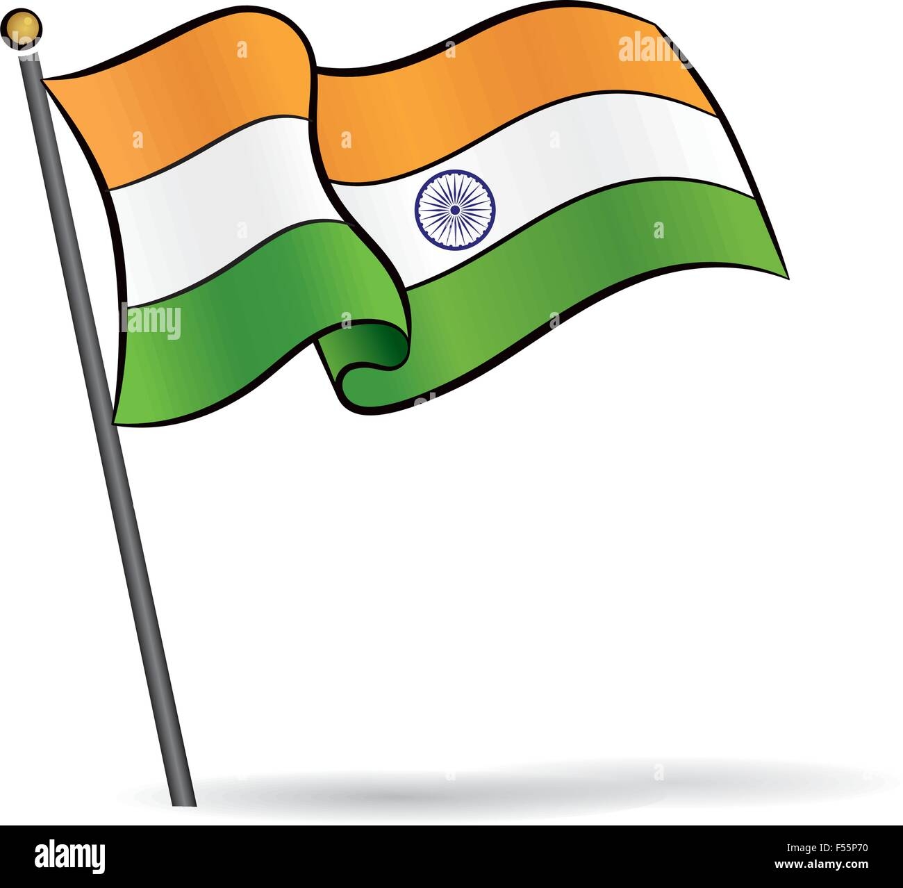 Indian Flag Stock Vector Images Alamy