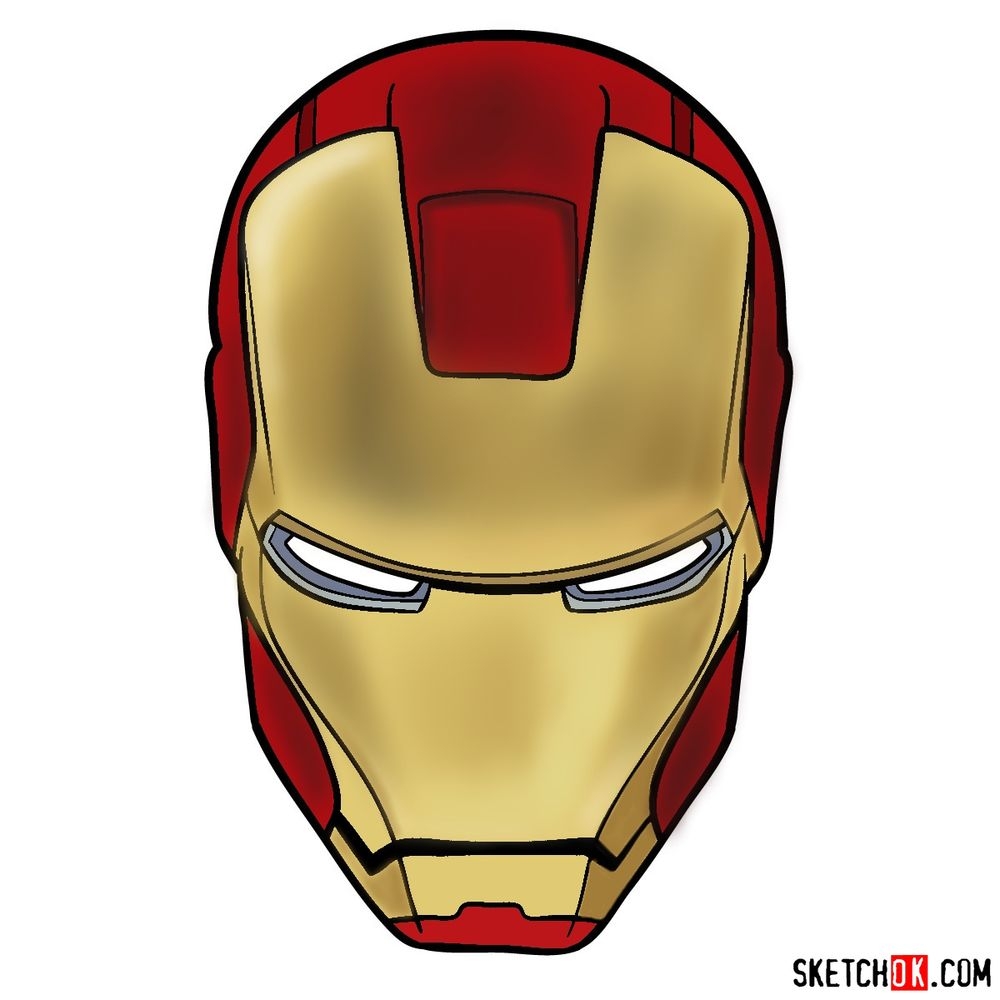 Iron Man Drawings Sketchok Easy Drawing Guides