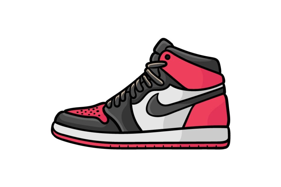 Jordan Shoe Drawing How To Draw Jordan Shoe Step By Step