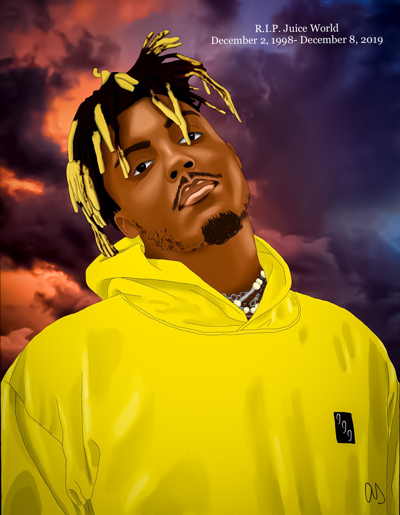 Juice Wrld Drawing 1 Images Behance