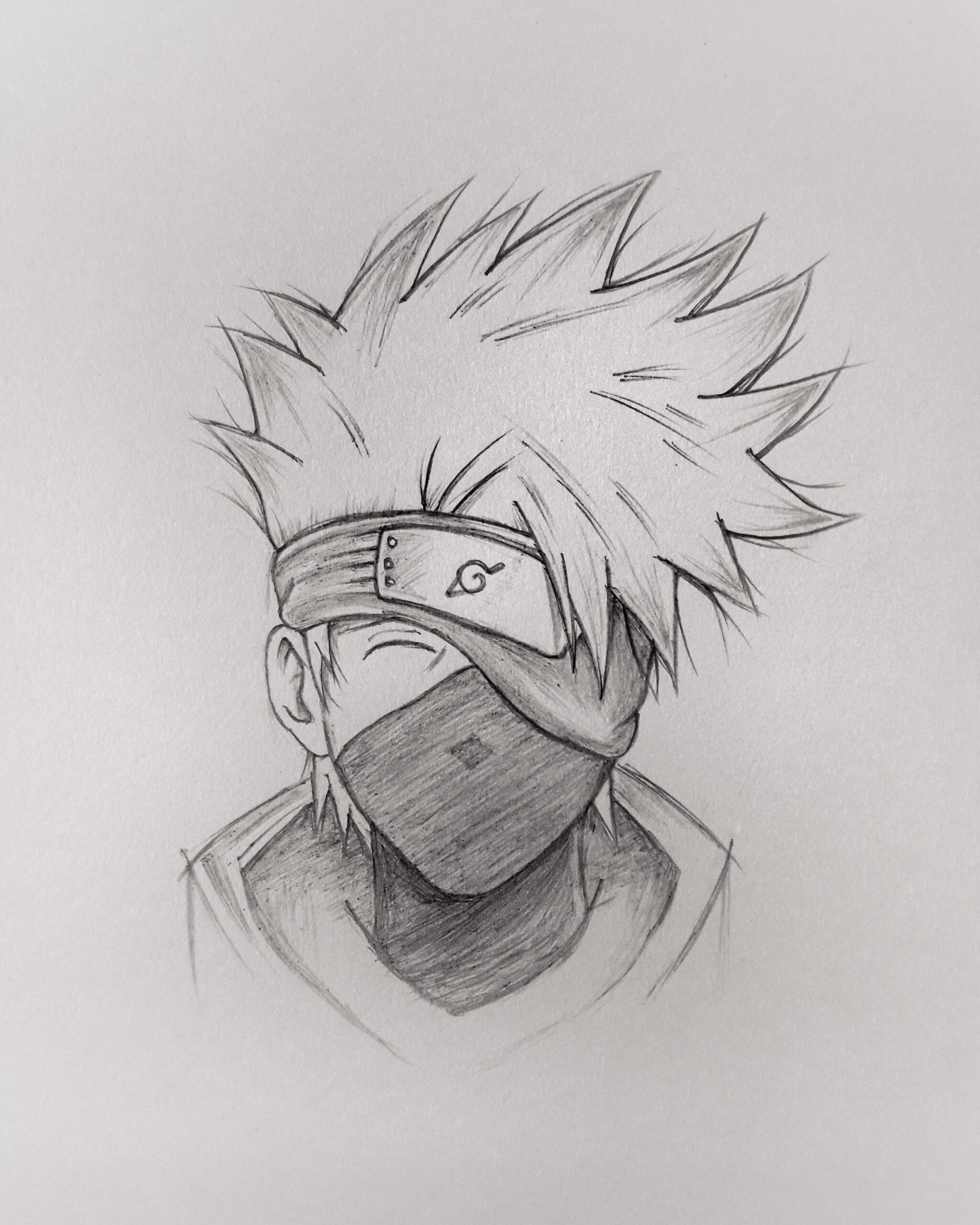 Kakashi Hatake Drawing Photo Drawing Skill