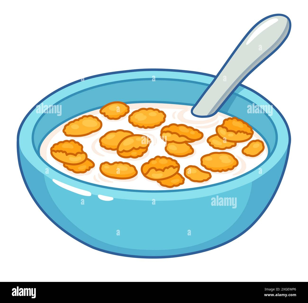Kids Cereal Stock Vector Images Alamy