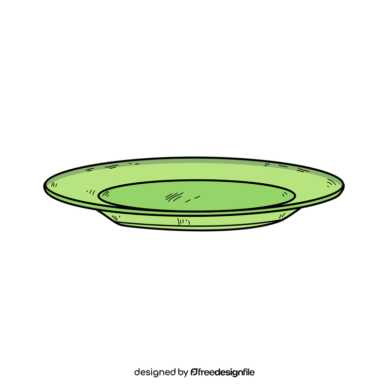 Kitchen Plate Drawing Clipart Free Download