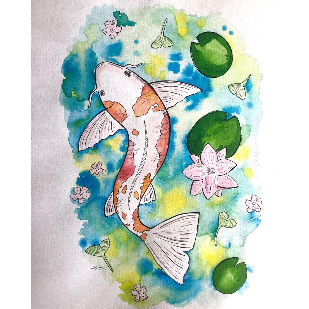 draw a koi