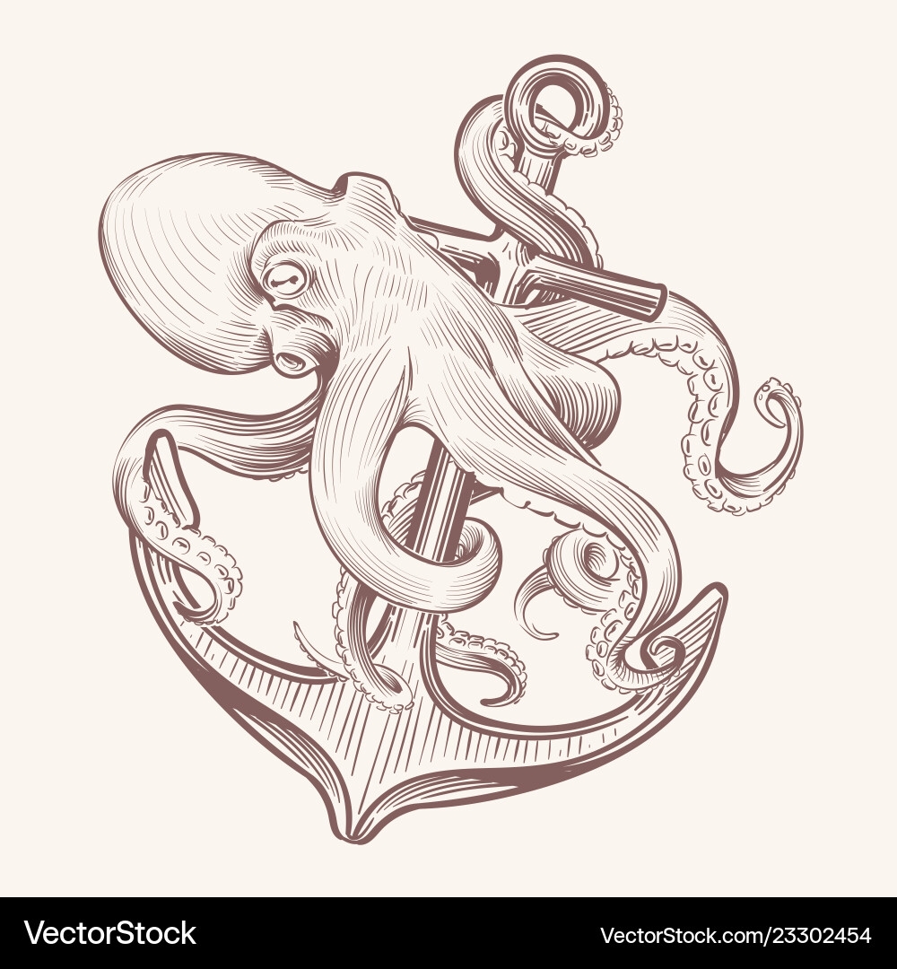 Kraken Drawing Vector Images over 830 