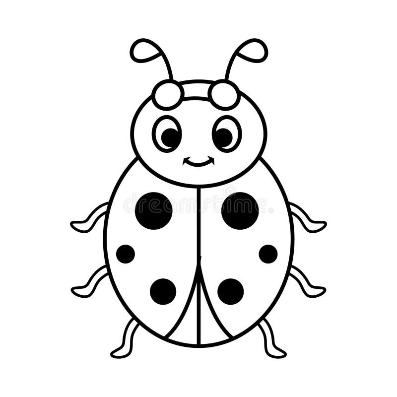 lady bug drawing