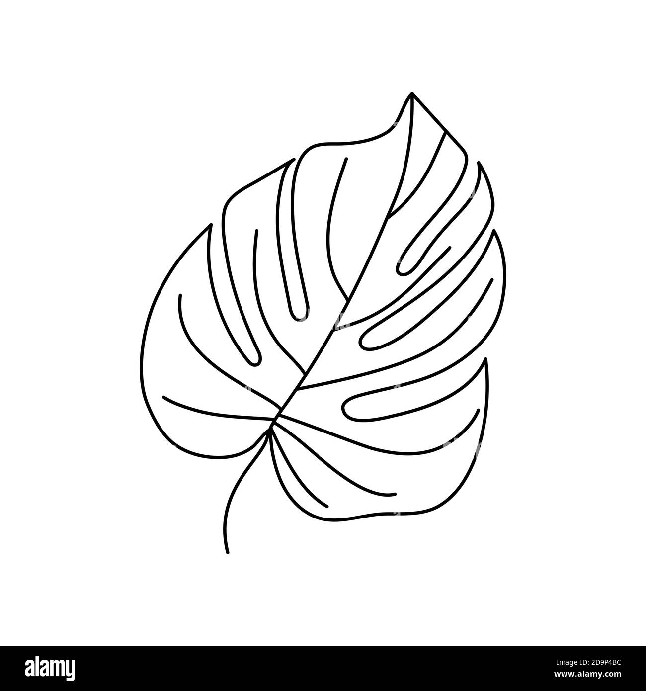 Leaf Drawing Hi res Stock Photography And Images Alamy