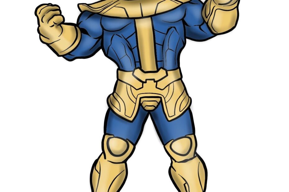 Learn How To Draw Thanos Comic Book Style A Step by Step Guide