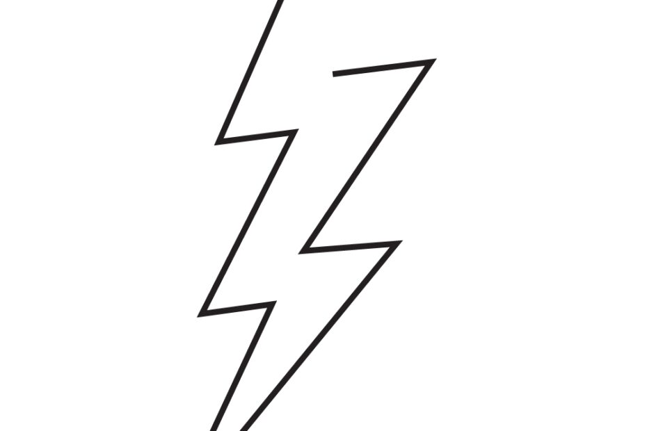 Lightning Bolt Drawing How To Draw A Lightning Bolt Step By Step