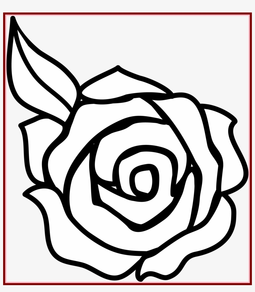 Line Drawing Of Rose At Getdrawings Roses To Draw Easy Transparent PNG 1837x2010 Free Download On NicePNG