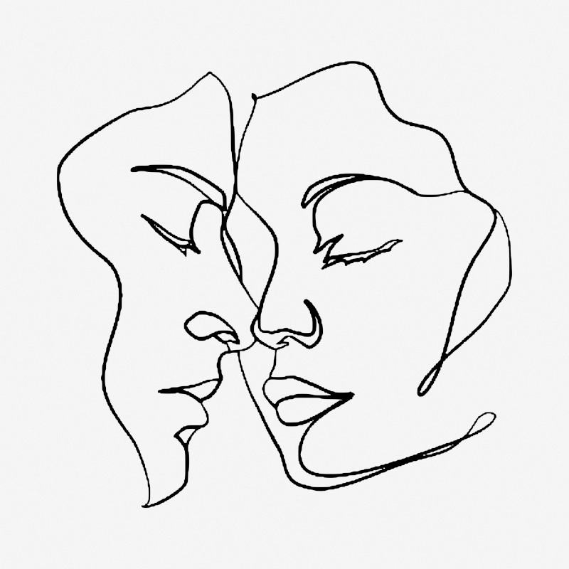 easy line drawings