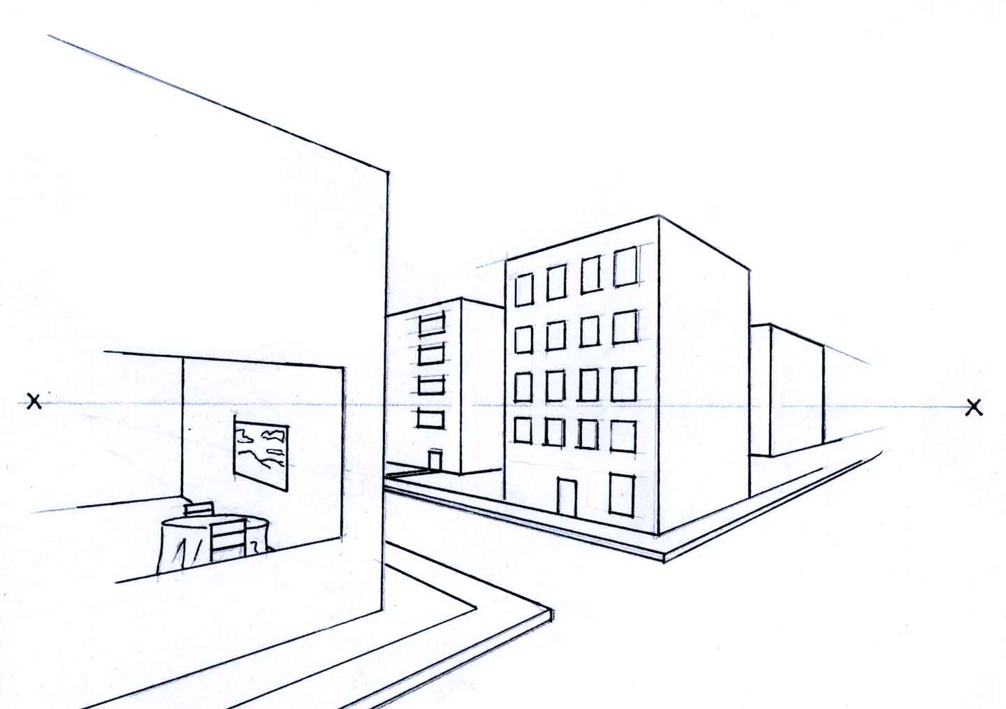 Linear Perspective Drawing Overview Of 3 Drawing Types