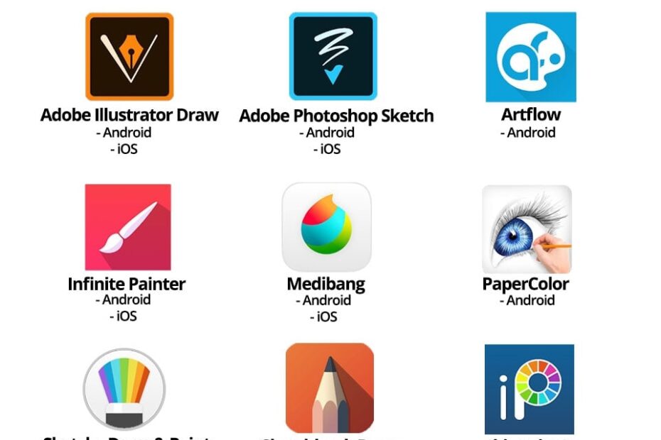 List Of Best Drawing Apps For Smartphone And Tablet BrushWarriors